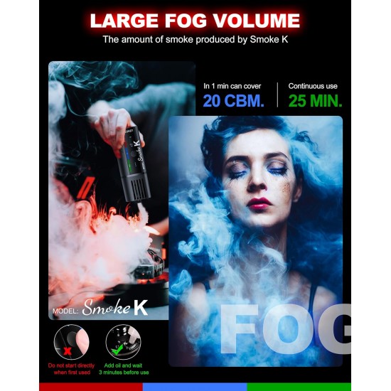 LENSGO Handheld Portable Fog Machine - Smoke K